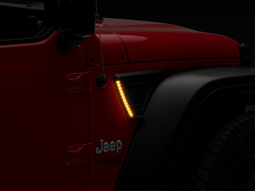 Raxiom 18-23 Jeep Wrangler JL LED Fender Vent Lighting w/ DRL and Turn Signal - J177414 Photo - Primary