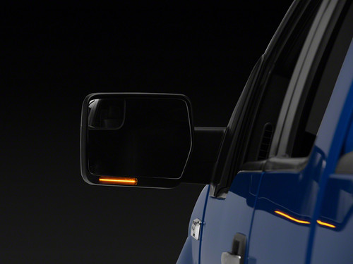 Raxiom 04-14 Ford F-150 Axial Series Sequential Side Mirror LED Turn Signals- Smoked - T545498 Photo - Primary