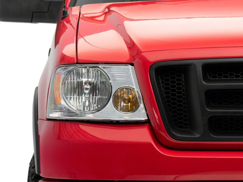Raxiom 04-08 Ford F-150 Axial Series OEM Style Replacement Headlights- Chrome Housing (Clear Lens) - T551341 Photo - Close Up