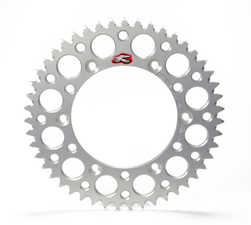 Renthal 91-24 KTM 125-525 EXC/SX/SX-F/XC/XC-W/XC-F Rear Grooved Sprocket - Silver 520-52P Teeth - 224U-520-52GPSI User 1