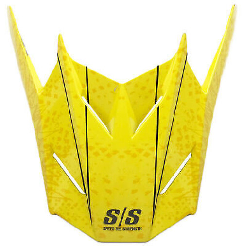 Speed and Strength SS2400 Lunatic Fringe Visor - Yellow/Black - 874958 User 1