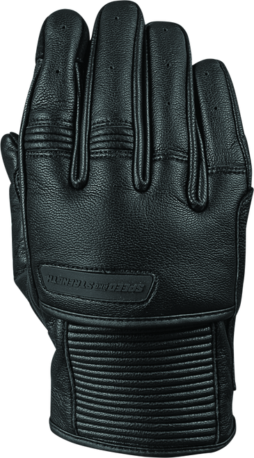 Speed and Strength Off the Chain Leather Gloves Black - Medium - 880461 User 3