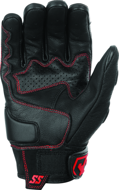 Speed and Strength Twist of Fate Leather Gloves Black/Red - Small - 892320 User 1 Speed and Strength Twist of Fate Leather Gloves Black/Red - Small - 892320 User 1