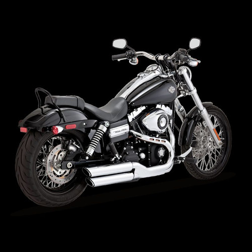 Vance and Hines 3-In Twin Slash Slip-Ons Chr - 16845 User 1