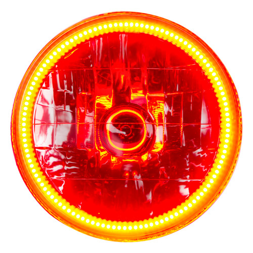 Oracle Lighting 97-06 Jeep Wrangler TJ Pre-Assembled LED Halo Headlights -Amber - 7081-005 Photo - in package