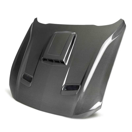Anderson Composites 21-23 Ford Mustang Mach 1 Type-SK Double-Sided Carbon Fiber Hood - AC-HD21FDMUM1-SK-DS User 1