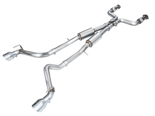 AWE 2023 Nissan Z RZ34 RWD Track Edition Catback Exhaust System w/ Chrome Silver Tips - 3020-32400 Photo - Primary