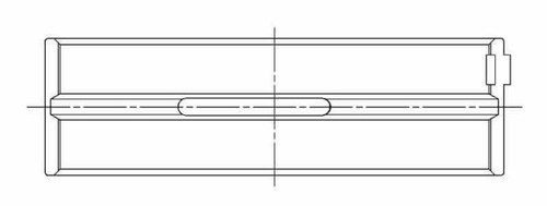 ACL Ford Prod. V8 351C Race Series Engine Crankshaft Main Bearing Set - 5M1010H-10 Technical Drawing