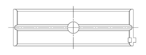 ACL **Coated** Chev. V8 267-305-327-350 Race Series Engine Crankshaft Main Bearing Set - 5M909HC-010 Technical Drawing