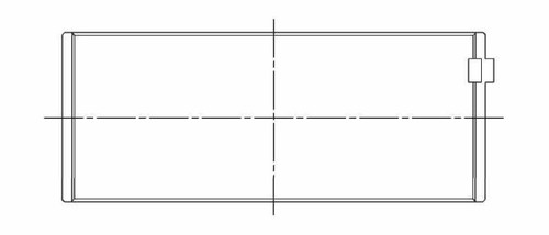 ACL Chev. 6 194-230-250ci 1962-84 Engine Connecting Rod Bearing Set - 6B745P-30 Technical Drawing