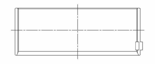 ACL Chry. Prod. V8 318-340-360 Race Series Engine Connecting Rod Bearing Set - 8B481HX-STD Technical Drawing