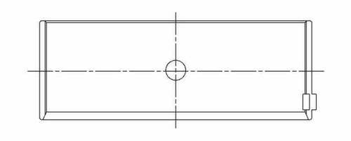 ACL Chry. Prod. V8 383-400-440 Race Series Engine Connecting Rod Bearing Set - 8B527HD-STD Technical Drawing