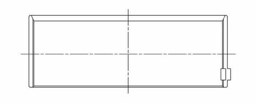 ACL Chry. Prod. V8 383-400-440 Race Series Engine Connecting Rod Bearing Set - 8B527HXD-STD Technical Drawing