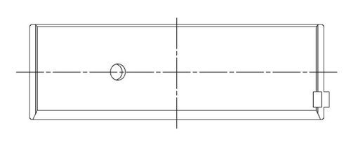 ACL Ford Prod. V8 255-289-302 Race Series Engine Connecting Rod Bearing Set - 8B634H-020 Technical Drawing