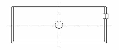 ACL **Coated** Chev. V8 396-402-427-454 Race Series Engine Connecting Rod Bearing Set - 8B743HDC-010 Technical Drawing