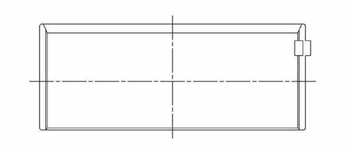 ACL Chev. V8 265-283-302-327 Race Series Engine Connecting Rod Bearing Set - 8B745HD-STD Technical Drawing
