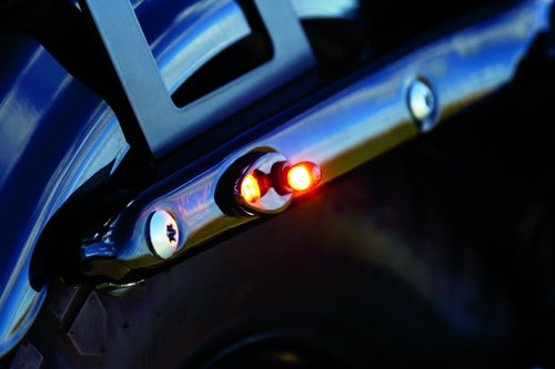 Kuryakyn Fender Strut Cover Plates Gloss Black - 2578 User 1