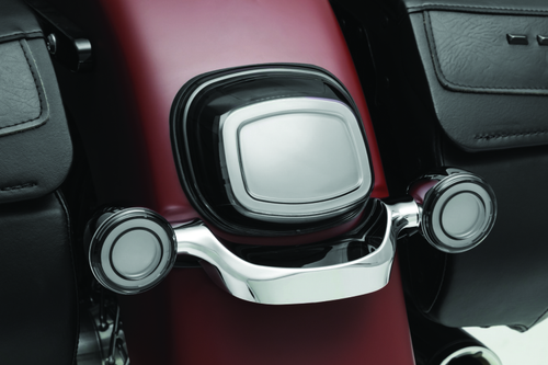 Kuryakyn Tracer L.E.D. Front Turn Signal Insert, Red Light, Smoke Lens 1156 - 2907 User 1