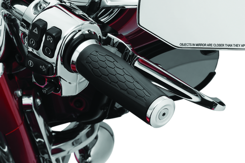 Kuryakyn Hex Grips Thottle-By-Wire Chrome - 5922 User 1