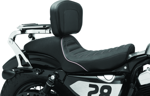 Kuryakyn Fixed Mounts Multi-Purpose Driver & Passenger Backrest 04-22 XL Models Chrome - 7097 User 1