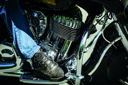 Kuryakyn Exhaust Port Fillers For Indian Black & Raw - 7187 User 1