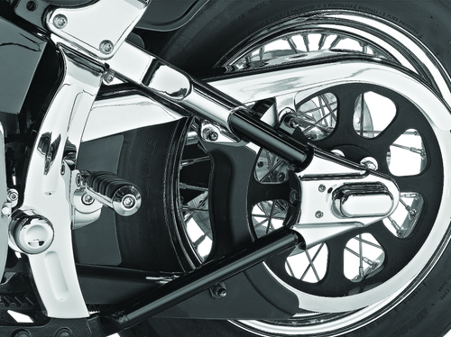 Kuryakyn Boomerang Frame Covers For 00-07 Softail Chrome - 7851 User 1