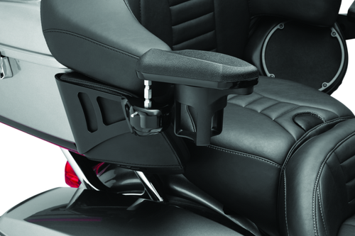 Kuryakyn Passenger Armrest 14-Up Touring & Tri Glide Black - 8700 User 1
