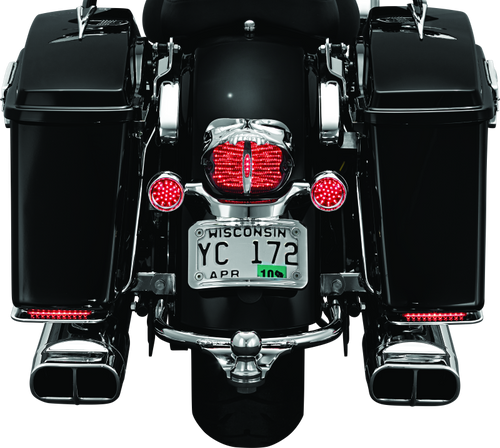 Kuryakyn Zombie Taillight Cover Chrome - 9009 User 1