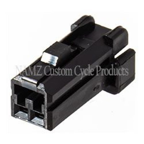 NAMZ AMP 040 Series 2-Position Female Wire Plug Housing Connector (HD 72912-01BK) - NA-174056-2 Photo - Primary