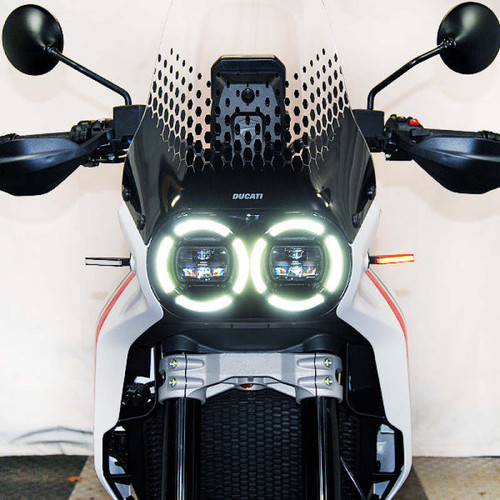 New Rage Cycles 22-24 Ducati DesertX Front Turn Signals w/Load EQ - DESERTX-FB Photo - Primary