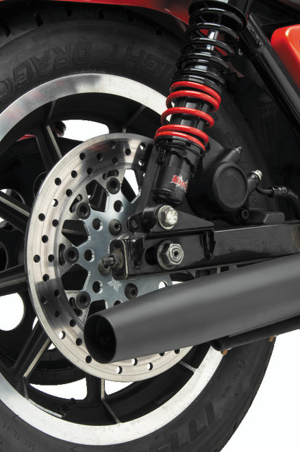 Twin Power 84-17 Big Twin Exc 08-17 FLH FLT Rear 11.5 Floating Rotor Silver Mesh - 666840 User 1