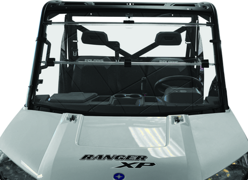 QuadBoss 15-19 Polaris Ranger 1000 Diesel Windbreak Folding Windshield - 375780 User 1