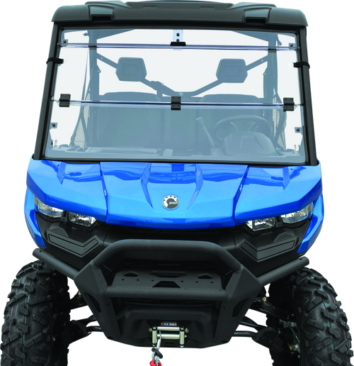 QuadBoss 16-22 Can-Am Defender HD10 Windbreak Folding Windshield - 375784 User 1