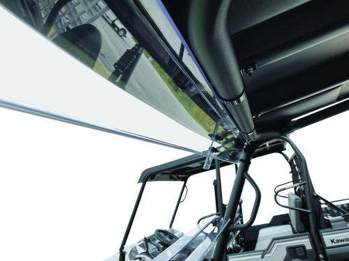 QuadBoss 16-22 Kawasaki KRF800 Teryx Windbreak Folding Windshield - 375788 User 1