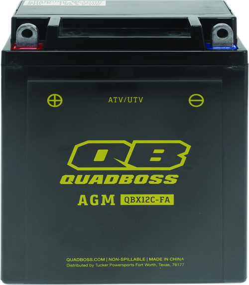 QuadBoss 89-04 Yamaha YFA-1 Breeze 125 Maintenance-Free AGM Battery - 401382 Photo - Primary