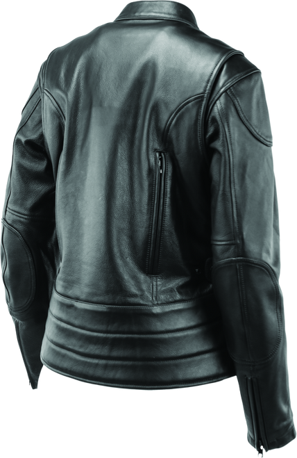 River Road Race Leather Jacket Black Womens - Small - 094363 User 1