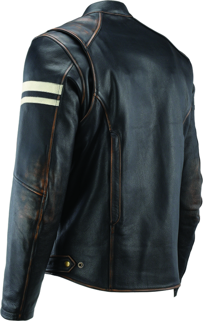 River Road Hoodlum Vintage Leather Jacket Black - Small - 094382 User 1 River Road Hoodlum Vintage Leather Jacket Black - Small - 094382 User 1