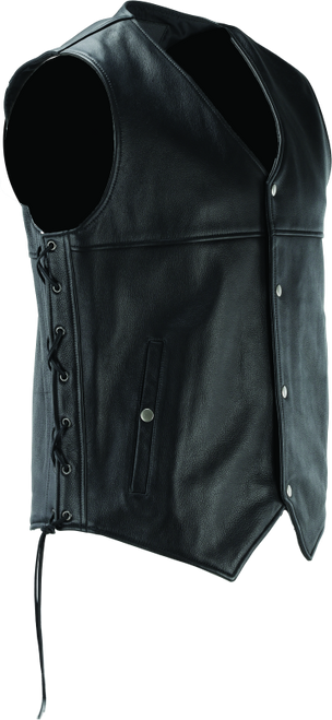 River Road Old Skool Leather Vest Black - Large - 094433 User 1 River Road Old Skool Leather Vest Black - Large - 094433 User 1