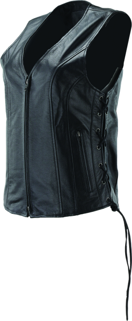 River Road Sapphire Leather Vest Black Womens - Small - 094444 User 1