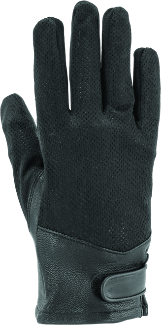 River Road Pecos Leather Mesh Gloves Black Womens - Medium - 094512 User 3