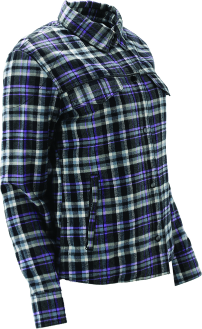 River Road Cameo Flannel Moto Shirt Womens - Small - 094527 User 1
