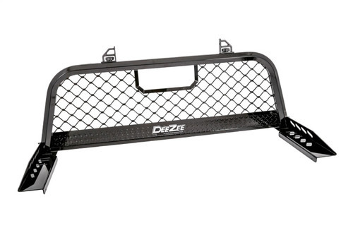 Deezee 99-16 Ford SuperDuty Cargo Management Cab Rack - Black Mesh - DZ 95050WRB Photo - Primary