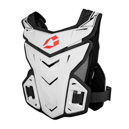 EVS F1 Roost Deflector White/Red - Small/Medium - F120-WH-S/M User 1