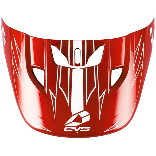 EVS T3 Pinner Helmet Visor - Red - HE21T3P-VSRD User 1
