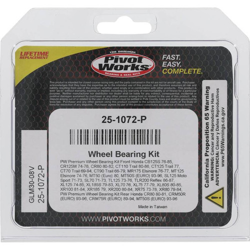 Pivot Works Pw Premium Wheel Bearing - 25-1072-P Photo - Primary
