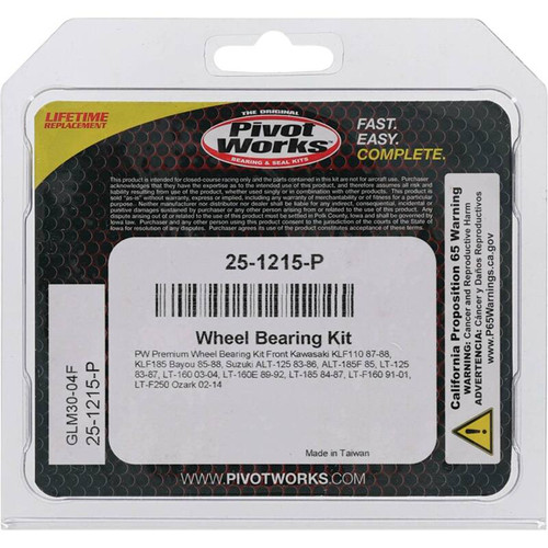 Pivot Works Pw Premium Wheel Bearing - 25-1215-P Photo - Primary
