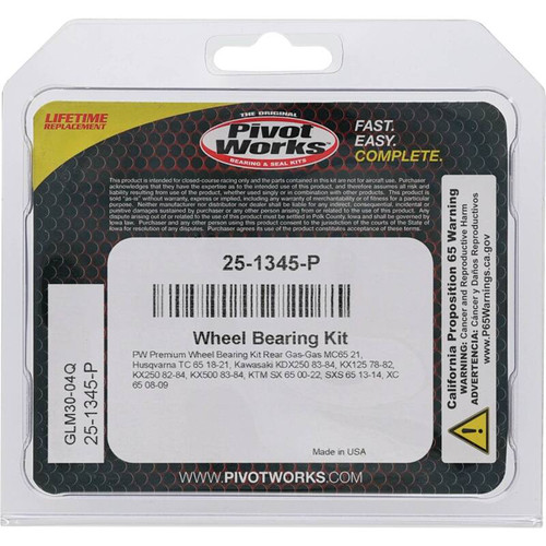 Pivot Works Pw Premium Wheel Bearing - 25-1345-P Photo - Primary