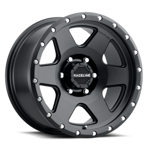 Raceline 946B Boost 18x8in / 6x120 BP / 35mm Offset / 67.1mm Bore - Satin Black Wheel - 946B-88062+35 Photo - Primary
