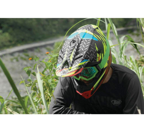 THH Helmets T710XR Assault Yellow/Red - XS - 646192 Photo - Primary