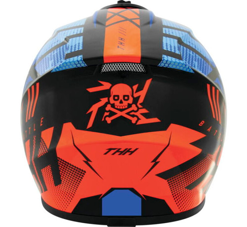 THH Helmets T710XR Battle Blue/Orange - XS - 646376 Photo - Primary